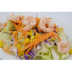 Ensalada con gambas