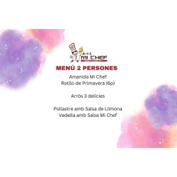 MENÚ 2 PERSONAS