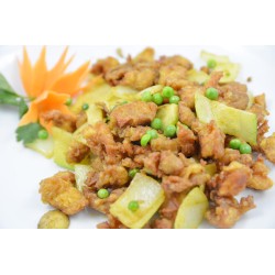 Pollo con curry y 5 especies