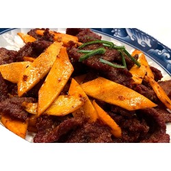 Ternera Si Chuan (zanahoria y picante)