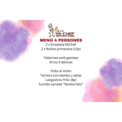 MENÚ 4 PERSONAS