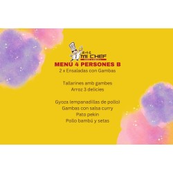 MENÚ 4 PERSONAS B