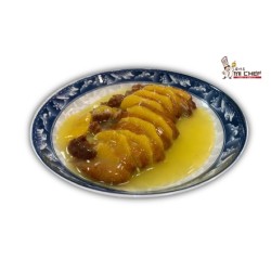 Ànec amb salsa tronja